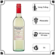 Rượu Vang Trắng Dominic BOUNDARY STATION Moscato 750ml 8% Acl
