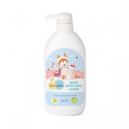 Nước rửa bình sữa Organic cho bé Lamoon - Bình 500ml
