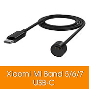 Dây Cáp Sạc Từ Tính Cổng USB-C cho Đồng Hồ Xiaomi Mi Band 5 6 7