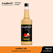 Siro VảI - LongBeach Lychee Flavoured Syrup 740 ml