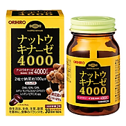Viên uống hỗ trợ điều trị đột quỵ NATTO KINASE 4000 FU Orihiro 60 viên