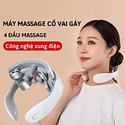 Máy massage cổ vai gáy ứng dụng công nghệ xung điện 5 chế độ và 15 cường