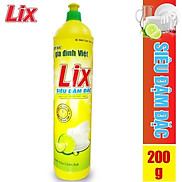 Nước rửa chén Lix siêu đậm đặc hương chanh 200g N201