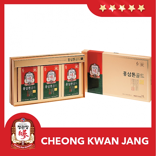 Nước hồng sâm pha sẵn dạng gói kgc cheong kwan jang tonic gold 40ml x 30 - ảnh sản phẩm 2