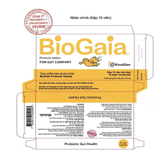 Men vi sinh biogaia protectis dạng viên cải thiện hệ tiêu hóa xuất xứ thụy - ảnh sản phẩm 6