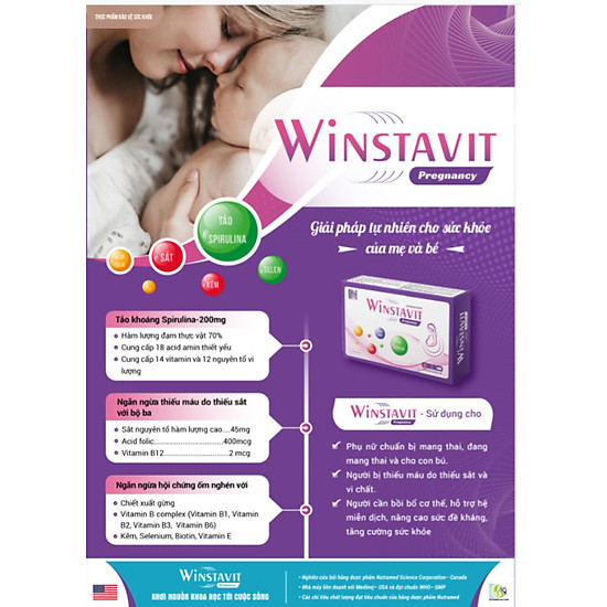 Winstavit - viên uống hỗ trợ sức khỏe mẹ và bé - ảnh sản phẩm 2