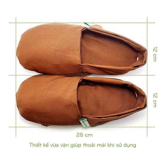 Giày chườm nóng dược hỗn hợp nam nguyên dược làm nóng bằng vi sóng - ảnh sản phẩm 2