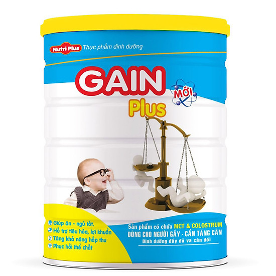Combo sữa bột gain plus dùng cho người gầy tăng cân nutri plus - 900g - ảnh sản phẩm 2