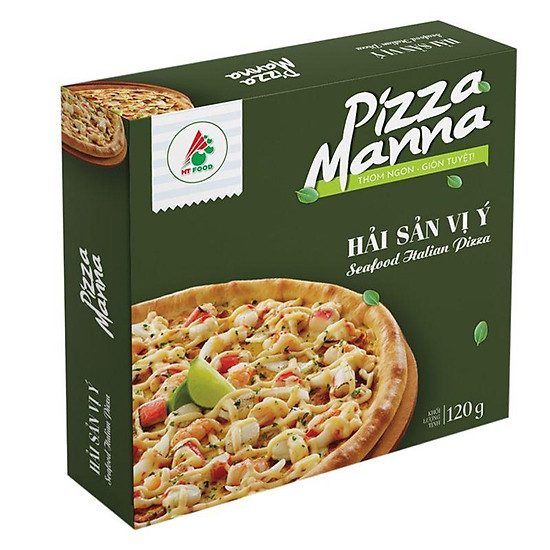 Pizza hải sản manna 120g hộp - 8938523699017 - ảnh sản phẩm 1