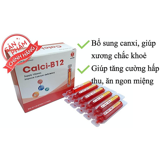 Calci b12 đại uy hộp 20 ống nhựa - ảnh sản phẩm 1