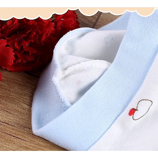 Combo 2 mũ che thóp cotton mềm cho trẻ sơ sinh 0-6 tháng - họa tiết bé gái - ảnh sản phẩm 8