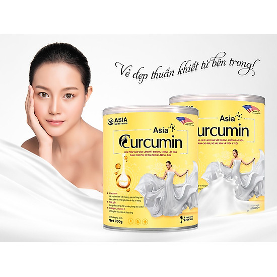 Sữa bột dinh dưỡng asia curcumin asia nutrition tác dụng giúp làm lành vết - ảnh sản phẩm 3