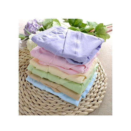 Quần lót bầu- set 5 quần lót cotton lưng thấp cho mẹ bầu nhiều màu - ảnh sản phẩm 5