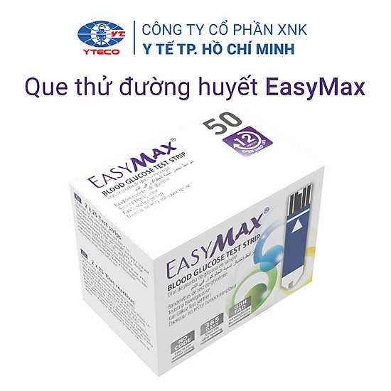 Que thử đường huyết easymax hộp 25 que - ảnh sản phẩm 4
