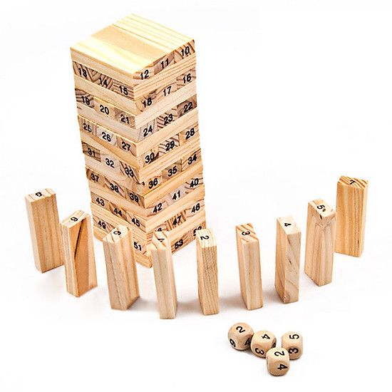 Combo 2 đồ chơi rút gỗ 54 thanh loại cao 16cm - totdeprehg2022 - ảnh sản phẩm 3