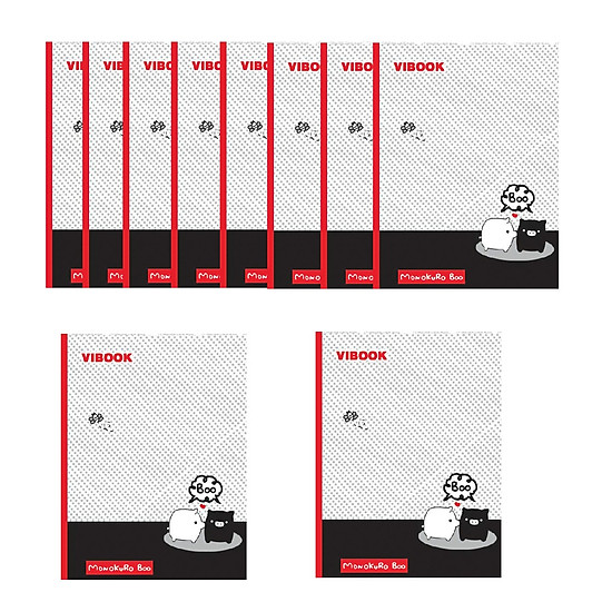 Lốc 10 tập vibook 96tr mono kuro boo 4 ôly mẫu ngẫu nhiên - ảnh sản phẩm 2