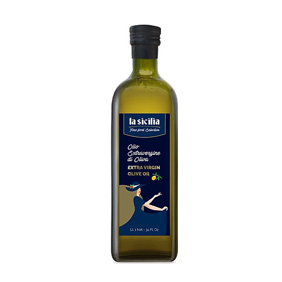 Dầu ô liu nguyên chất extra virgin olive oil la sicilia - 1 lít - ảnh sản phẩm 1
