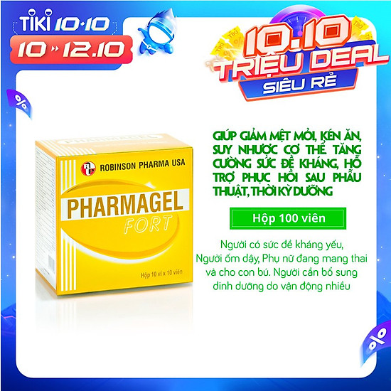 Viên uống tpcn pharmagel fort bổ sung vitamin - ảnh sản phẩm 1