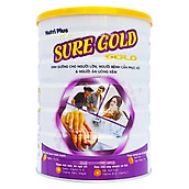 Sữa bột dinh dưỡng Nutri Plus Sure Gold giúp phục hồi sức khỏe cho người bệnh, người ăn uống kém (900g) Sunbaby NTSGSBTC2019