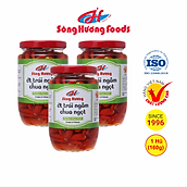 3 Hũ Ớt Ngâm Chua Ngọt Sông Hương Foods Hũ 160g