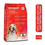 Bao 20kg (xá) thức ăn hạt NOVOPET hỗn hợp dành cho chó lớn