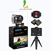 Combo máy ảnh hành trình Eken H9r Hộp Kính Bản mới nhất Version 8.1 - Hàng chính hãng
