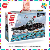 Bộ Đồ Chơi Xếp Hình Thông Minh Lego Qman 678 Mảnh Tàu Sân Bay Liaoning 1418 Cho Trẻ Từ 6 Tuổi