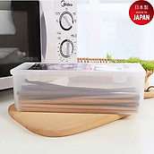 Hộp nhựa nắp khóa Sanada Seiko 1.6L đựng & bảo quản đũa thìa, thực phẩm - nội địa Nhật Bản