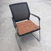 Đệm lót ghế gỗ hương mộc (hình thật) - Nệm lót ghế văn phòng - Phụ kiện chăm sóc nhân viên văn phòng