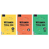 Combo 3 Cuốn Vitamin Tiếng Hàn 1, 2 Và 3 (Tặng 45 Cấu Trúc Tiếng Hàn Căn Bản Và E-Book Giáo Trình Tiếng Hàn Tổng Hợp) (Học Kèm App MCBooks Application)