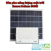 Đèn pha năng lượng mặt trời 500W Xenon cao cấp chính hãng, sáng trên 16h DL03-500W (dây dài 1m)