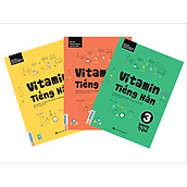 Combo Trọn Bộ 3 Cuốn Vitamin Tiếng Hàn Tập 1, 2, 3 (Học Kèm App MCBooks Application) (Tặng Truyện Song Ngữ Hàn Việt)