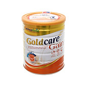 Sữa bột Goldcare Gain dinh dưỡng cho người gầy lon 900g