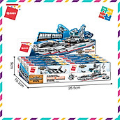 Bộ Đồ Chơi Xếp Hình Thông Minh Lego Quân Sự Qman 710 Mảnh Ghép Tàu Tuần Dương Biển 1411 Cho Trẻ Từ 6 Tuổi 8 Trong 1