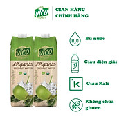 Nước Dừa ACP Vico Fresh Hương Vị Organic - Combo 2 Hộp Nước Dừa 1L