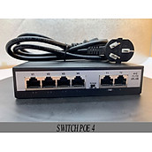 Switch Poe Camhi 4 cổng 48V SWP4 - thiết bị chia mạng và nguồn cho hệ thống camera IP vừa và nhỏ