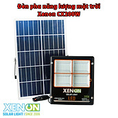 Đèn pha năng lượng mặt trời 200W cao cấp Xenon C-200 dây dài 5m ánh sáng trắng chiếu sáng liên tục trên 14h