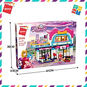 Bộ Đồ Chơi Xếp Hình Thông Minh Lego Cho Bé Gái 447 Mảnh Ghép Qman 2030 Bữa Tiệc Vui Vẻ