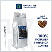 Cà phê hạt rang K Coffee 100% Robusta Arabica nguyên chất cà phê đậm vị K-HO4 (1Kg Túi)