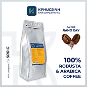 Cà phê rang xay KCoffee 100% Robusta Arabica nguyên chất K-HO2 (500g Túi)