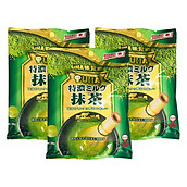 3 Gói Kẹo Sữa Trà Xanh Tokuno Uha Nhật Bản (58g x 3)