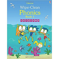 Sách tẩy xóa tiếng Anh - Usborne Wipe-Clean Phonics Book 1 thumbnail
