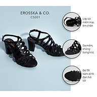 Gia y sandal chiến binh thời trang nữ Erosska gót cao 7cm CS001 thumbnail