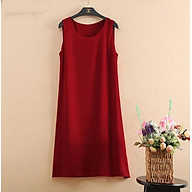 Đầm bầu Váy bầu chữ A đỏ đô DN19072803 thumbnail