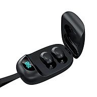Tai nghe âm thanh nổi Bluetooth V5.0 Tai nghe không dây Tai nghe nhét tai mới không thấm nước có màn hình LED TWS PKCB - Hàng Chính Hãng thumbnail