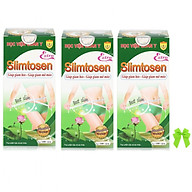 Bộ 3 hộp thuốc hỗ trợ giảm cân không tác dụng phụ chiết xuất lá sen Slimtosen Extra Học viện quân y (100 viên hộp) và nơ thumbnail