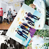 Poster ảnh treo tường 8 tấm có chữ ký nhóm nhạc BTS thumbnail