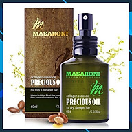 Tinh dầu Argan Masaroni Precious Oil Collagen Essence dưỡng bóng mượt tóc Canada 60ml thumbnail