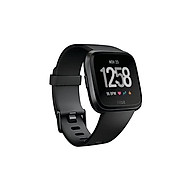 Fitbit Versa Smart Watch, Black Black Aluminium, One Size (S & L Bands Included) thumbnail
