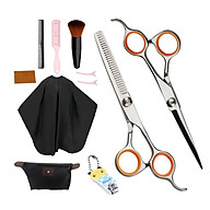 Bộ dụng cụ và phụ kiện kéo cắt tóc dành cho nam nữ Hairdressing Scissors Kit and Accessories thumbnail